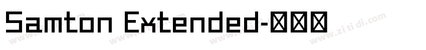 Samton Extended字体转换